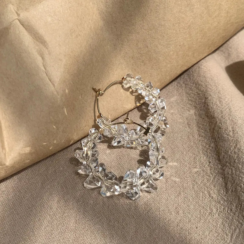 Moon Shards Hoop Earrings