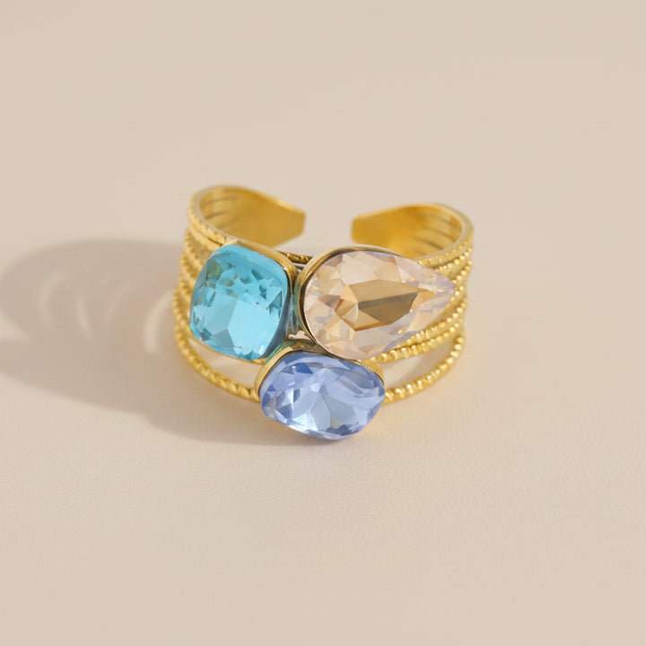 Fairy Stones Gold-Plated Earrings