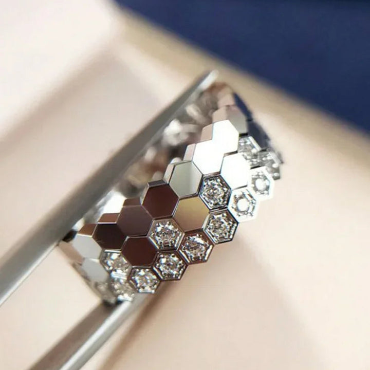 Holy Hive Silver Ring