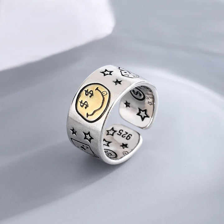 Smile ! Silver Ring