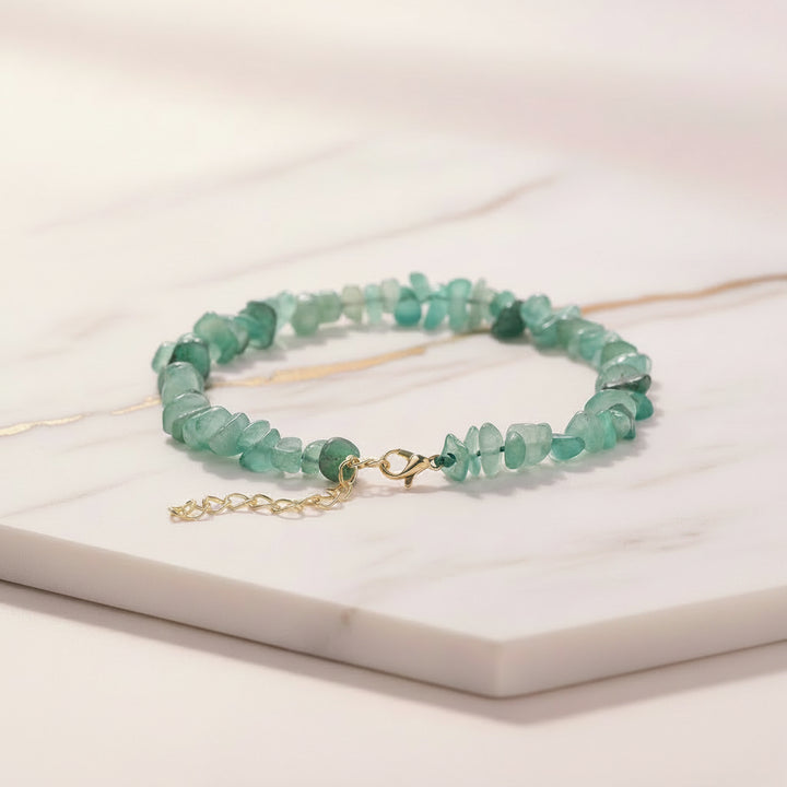 Memento Crystals Stone Anklet