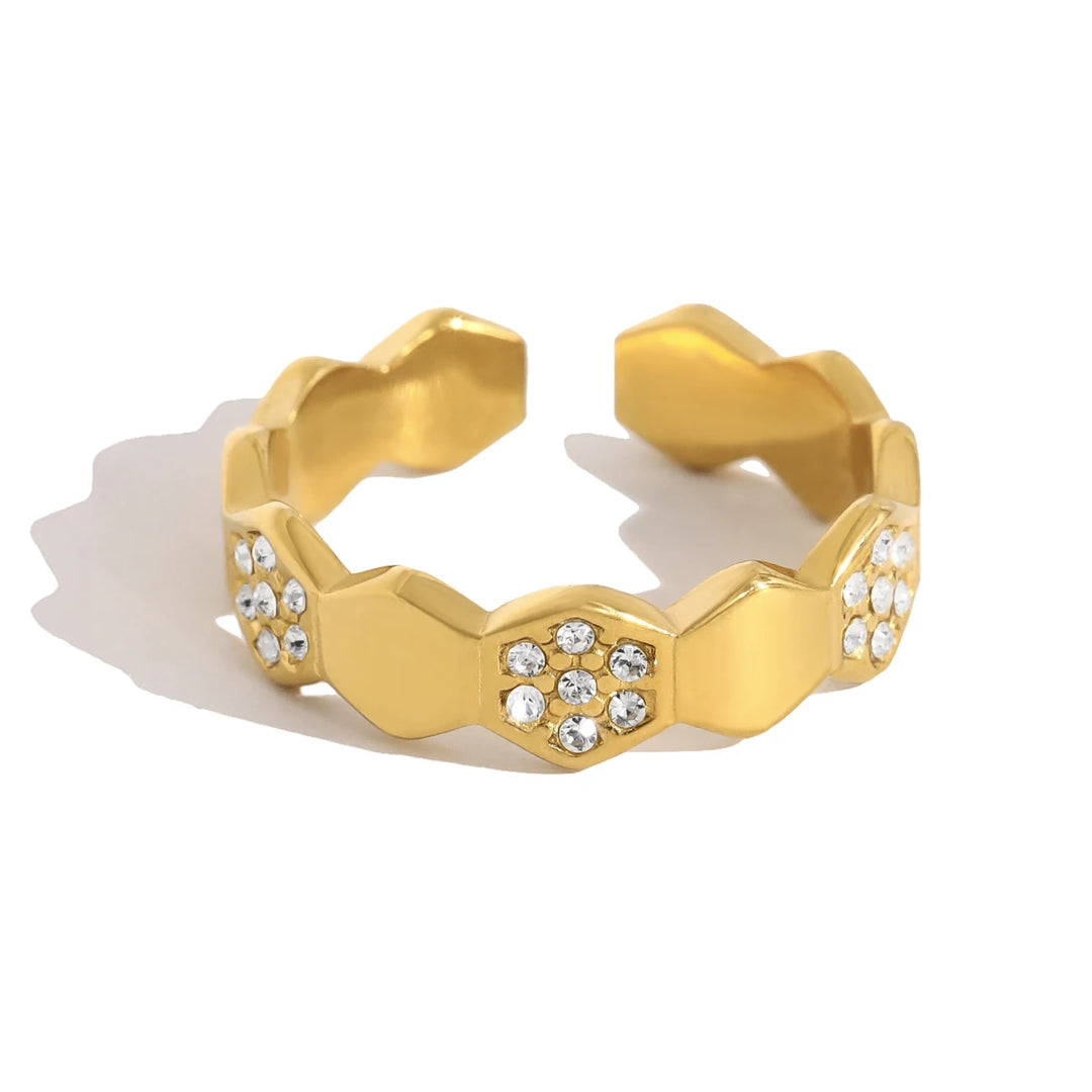 Aureline 18K Gold-Plated Waterproof Ring
