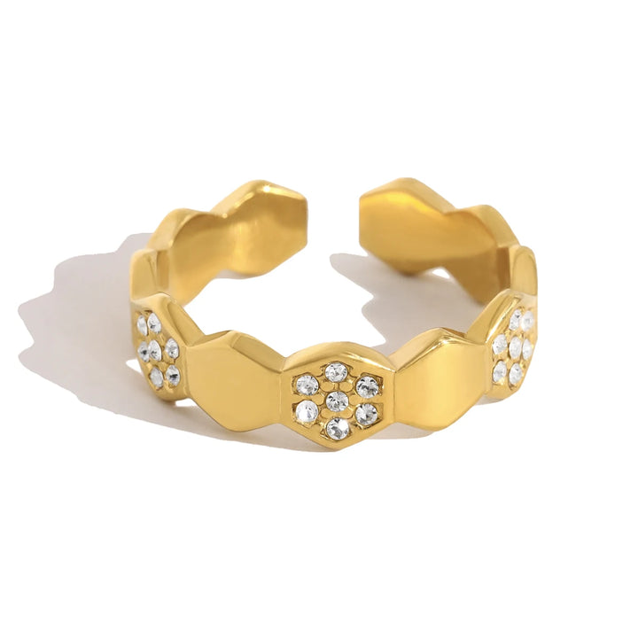 Aureline 18K Gold-Plated Waterproof Ring