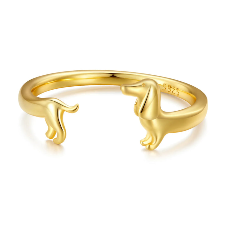 Puppy Love Sterling Silver Ring