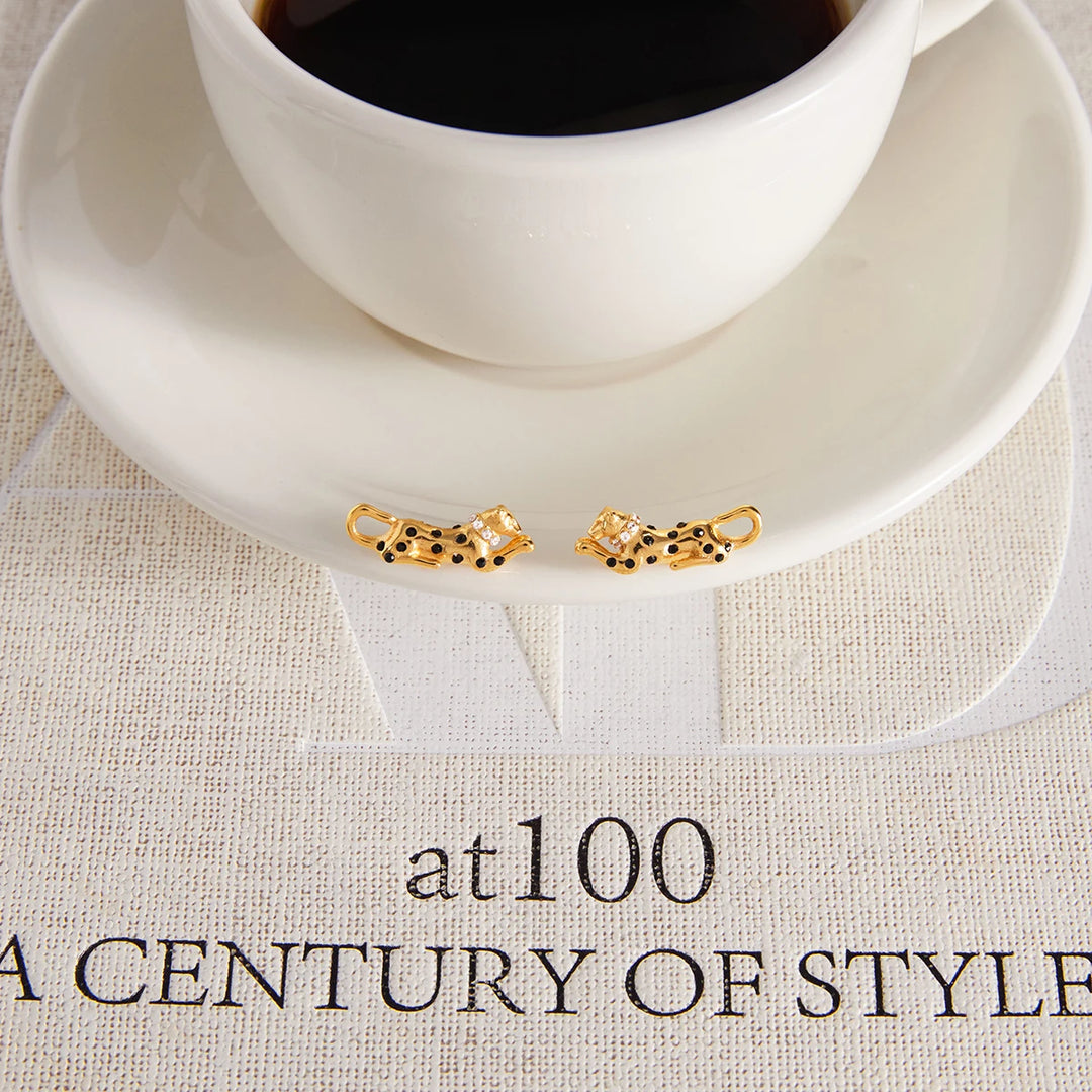Softly Wild Gold-Plated Earrings