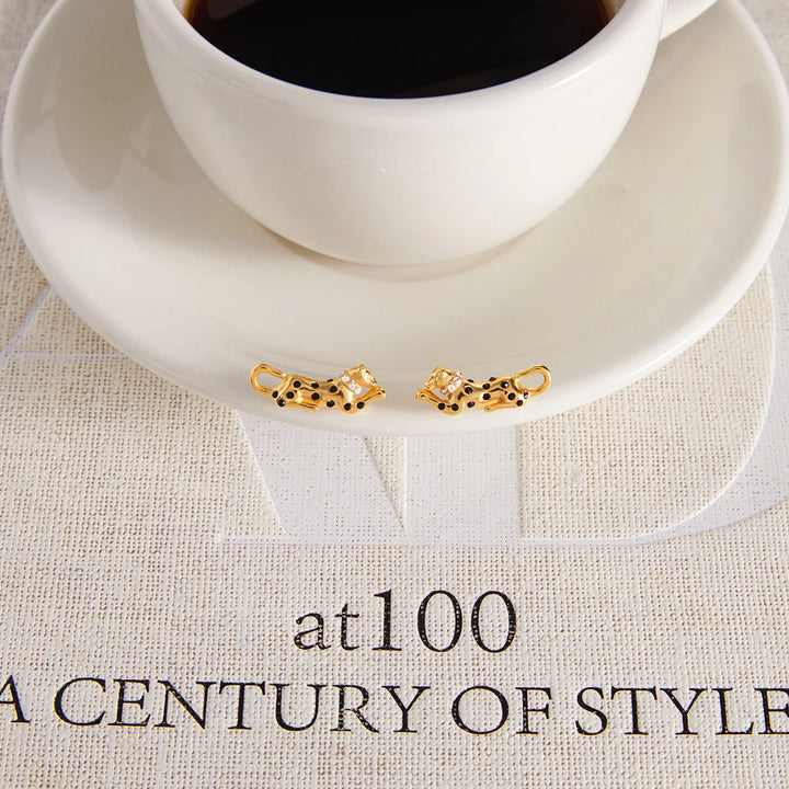 Softly Wild Gold-Plated Earrings