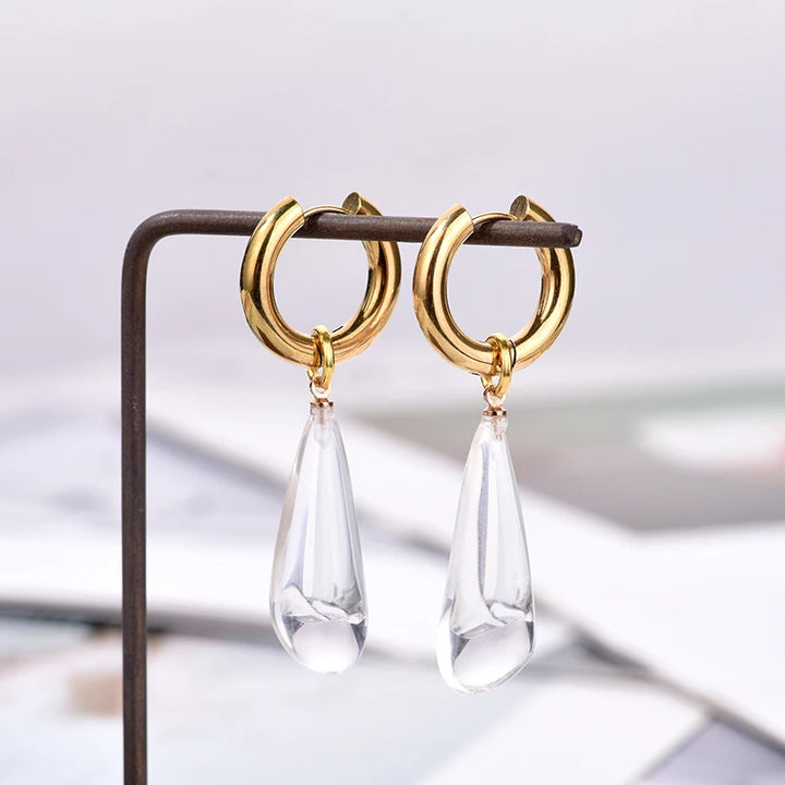 Still Aura Waterproof Drop Earrings