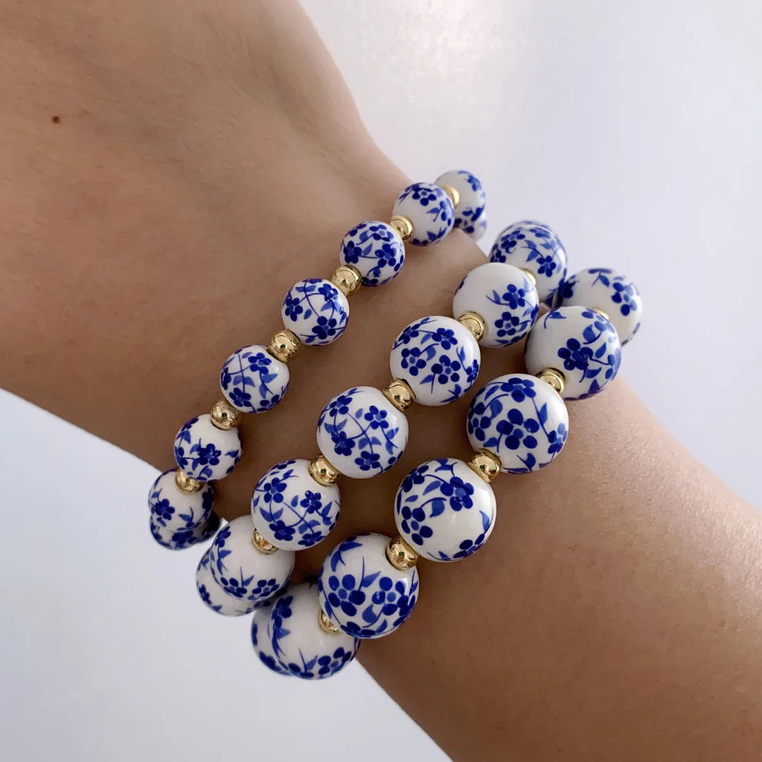 Marvain Porcelain Bead Bracelet