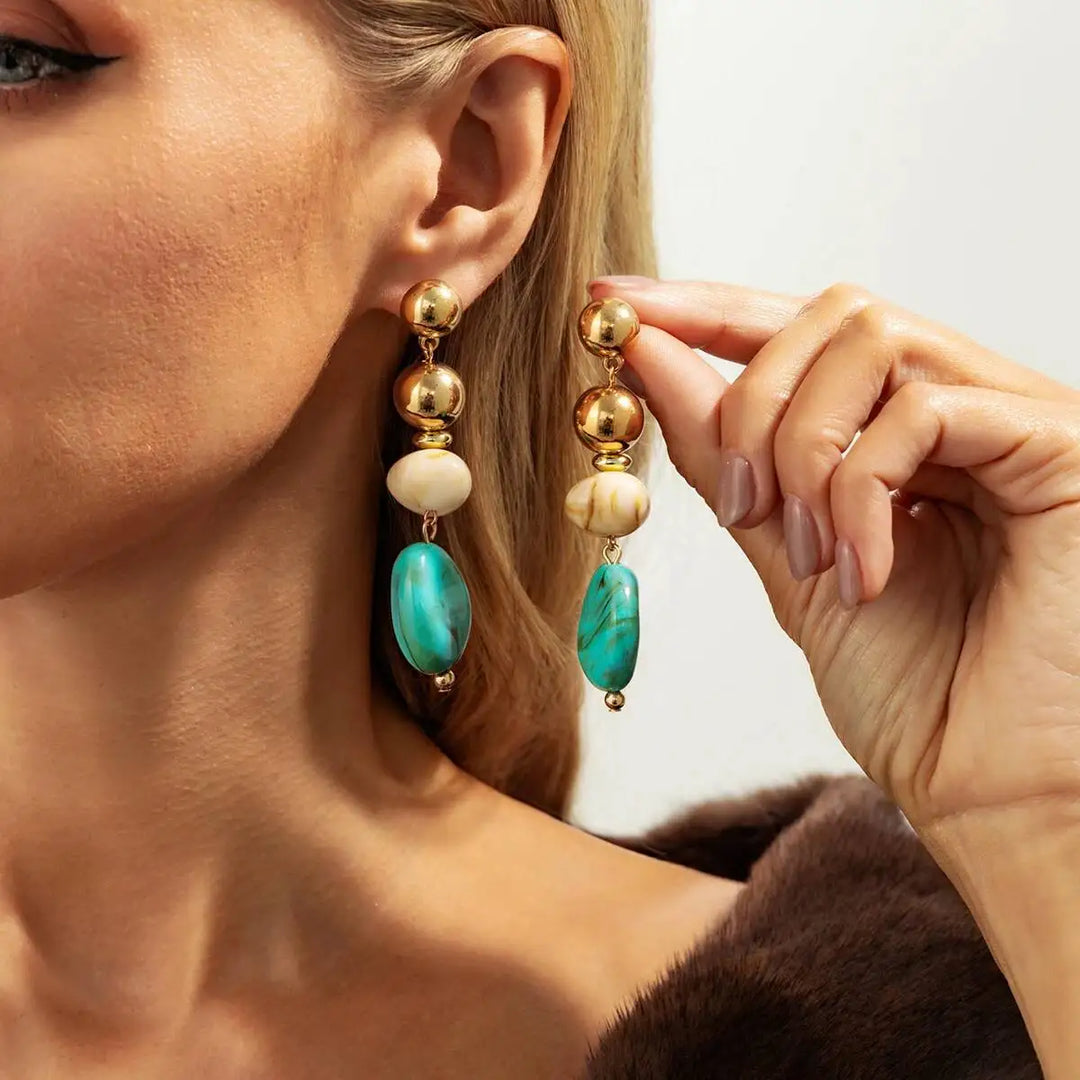 Desert rose Drop Earrings