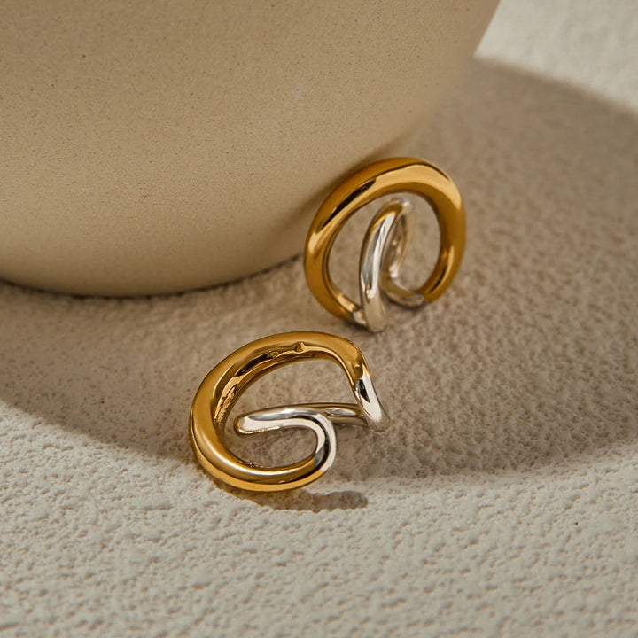Interlock Cuff Earrings
