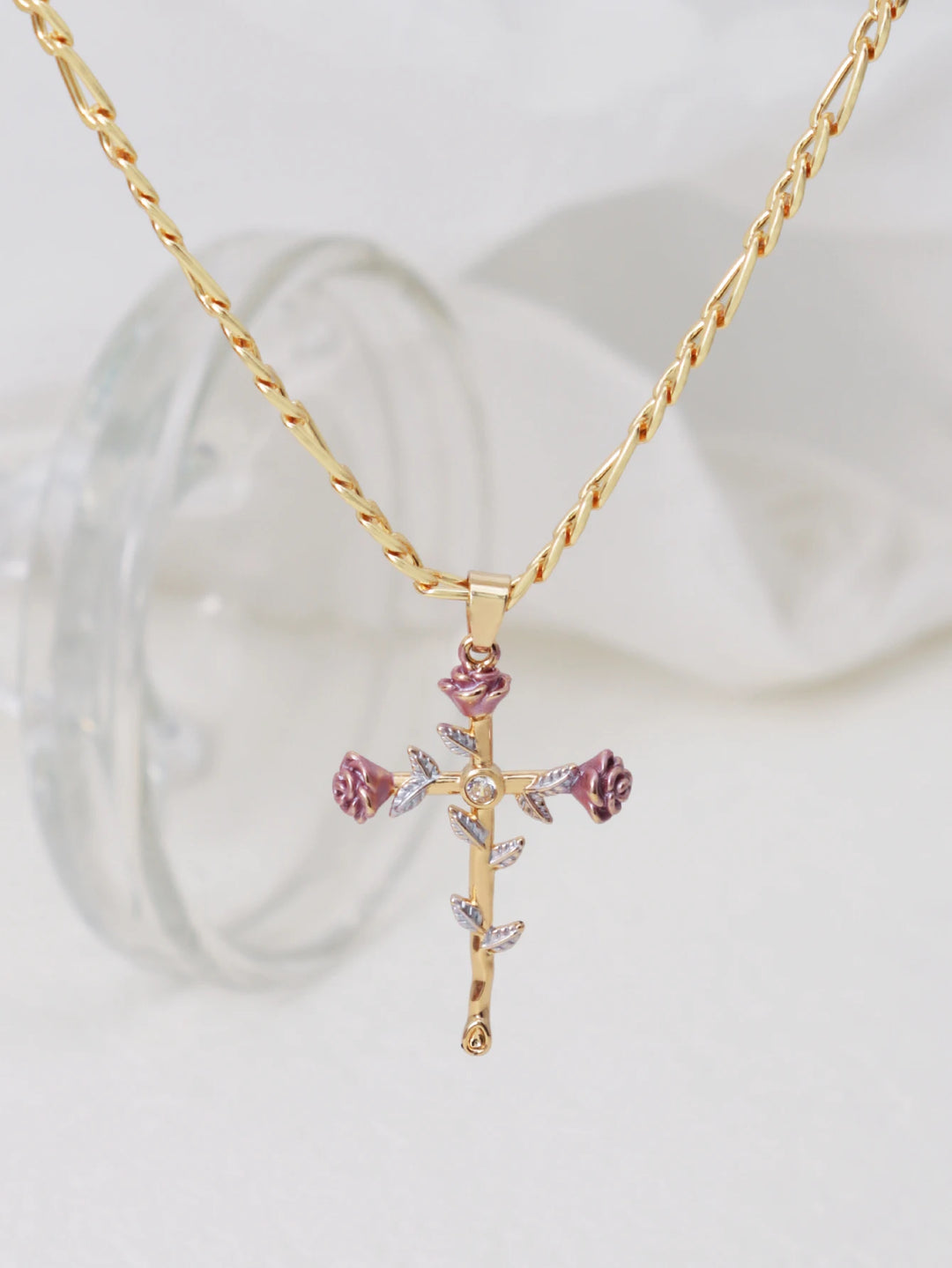 Rosalith Grace Cross Necklace