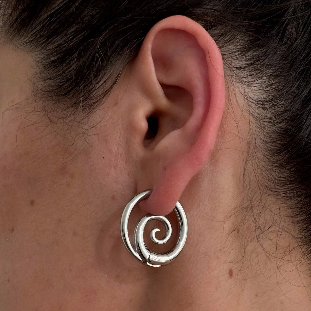 Kazumi Spiral Earrings