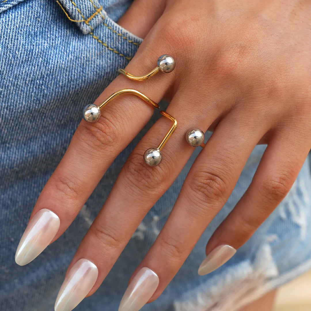 Sophía Gold-Plated Ring