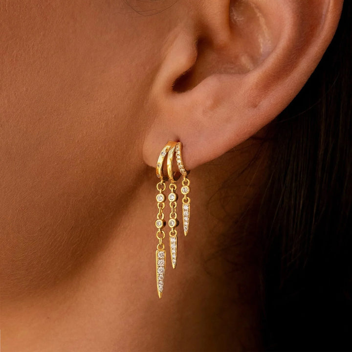 Starlight Daggers Drop Earrings