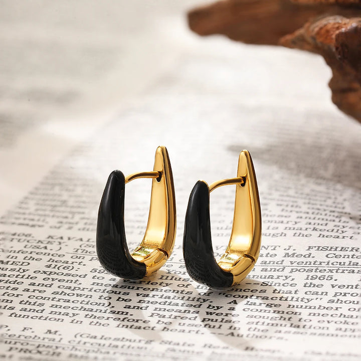 Forma U 18k Gold-Plated Hoops