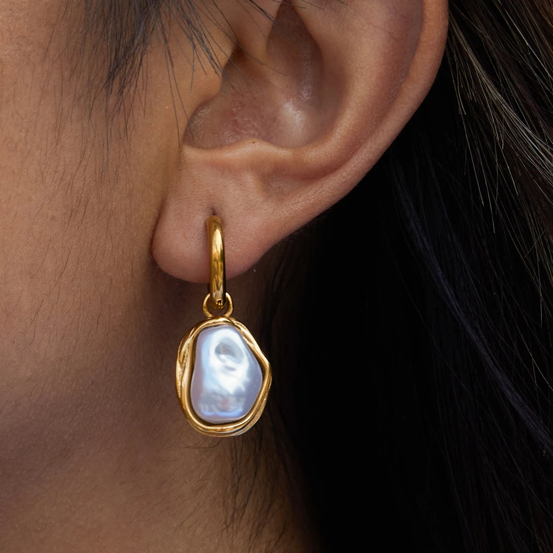 Jasmine Molten Form Earrings