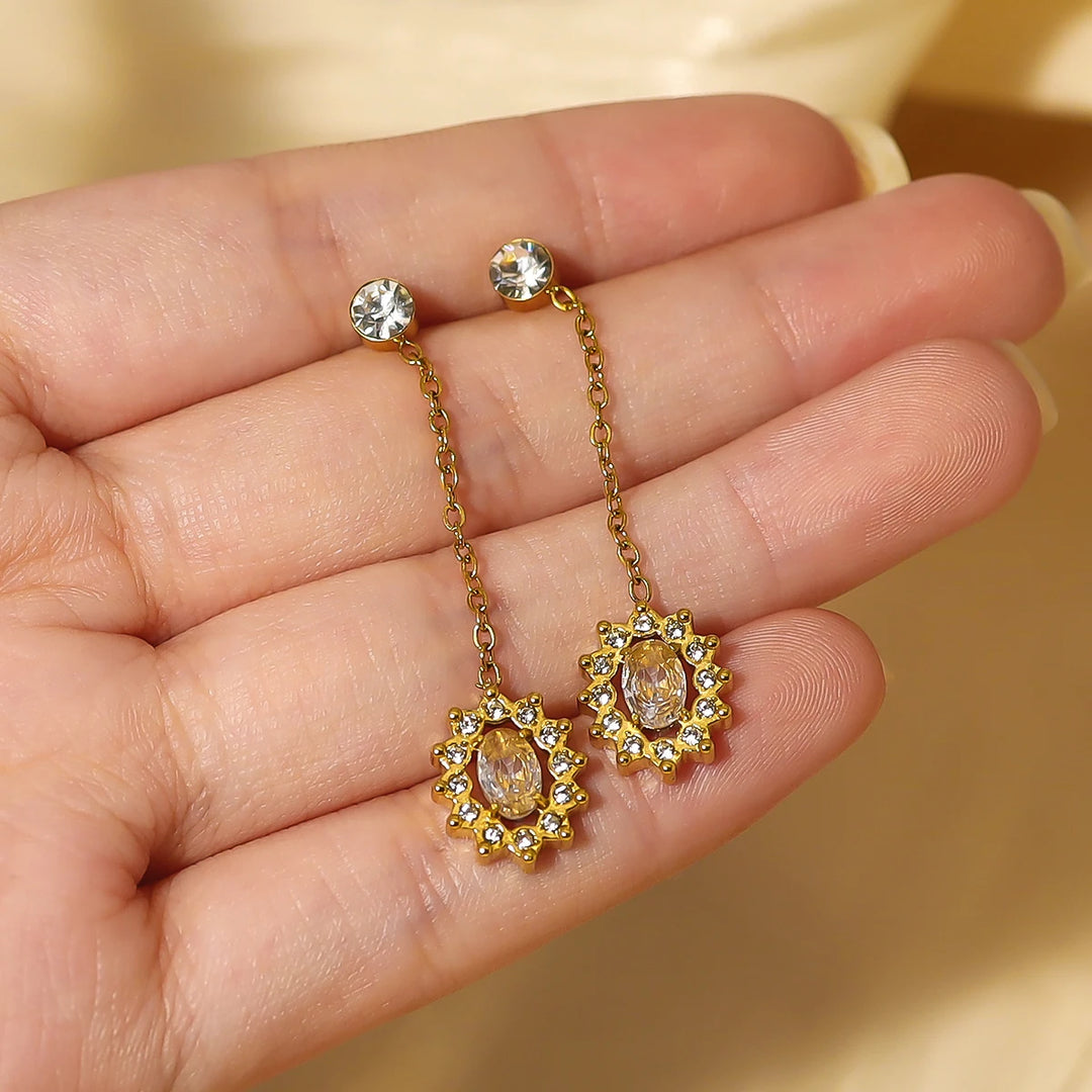 Antoinette Waterproof Drop Earrings