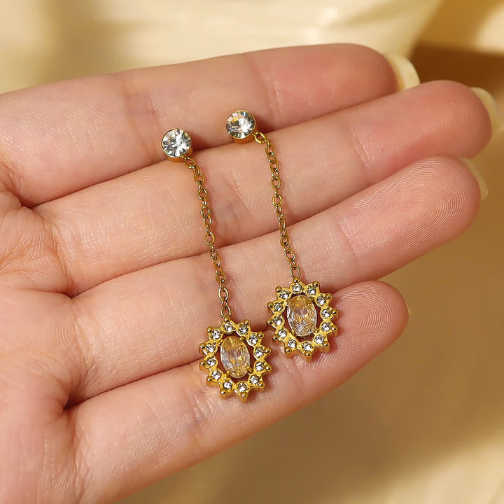 Antoinette Waterproof Drop Earrings