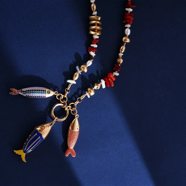Sunny Shores Charms Necklace