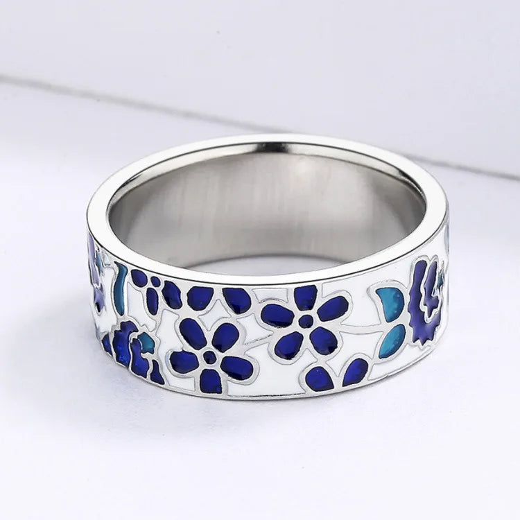 Alvynia Delft Sterling Silver Ring