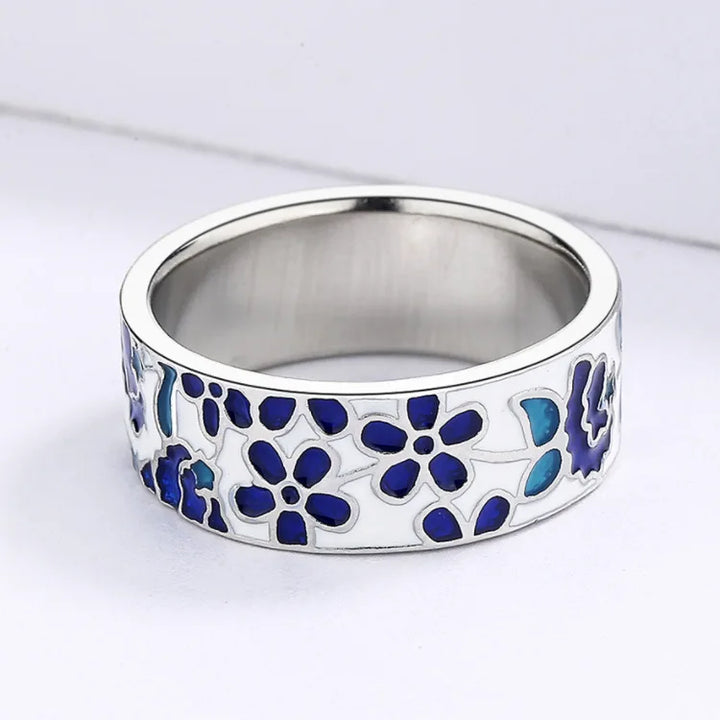 Alvynia Delft Sterling Silver Ring