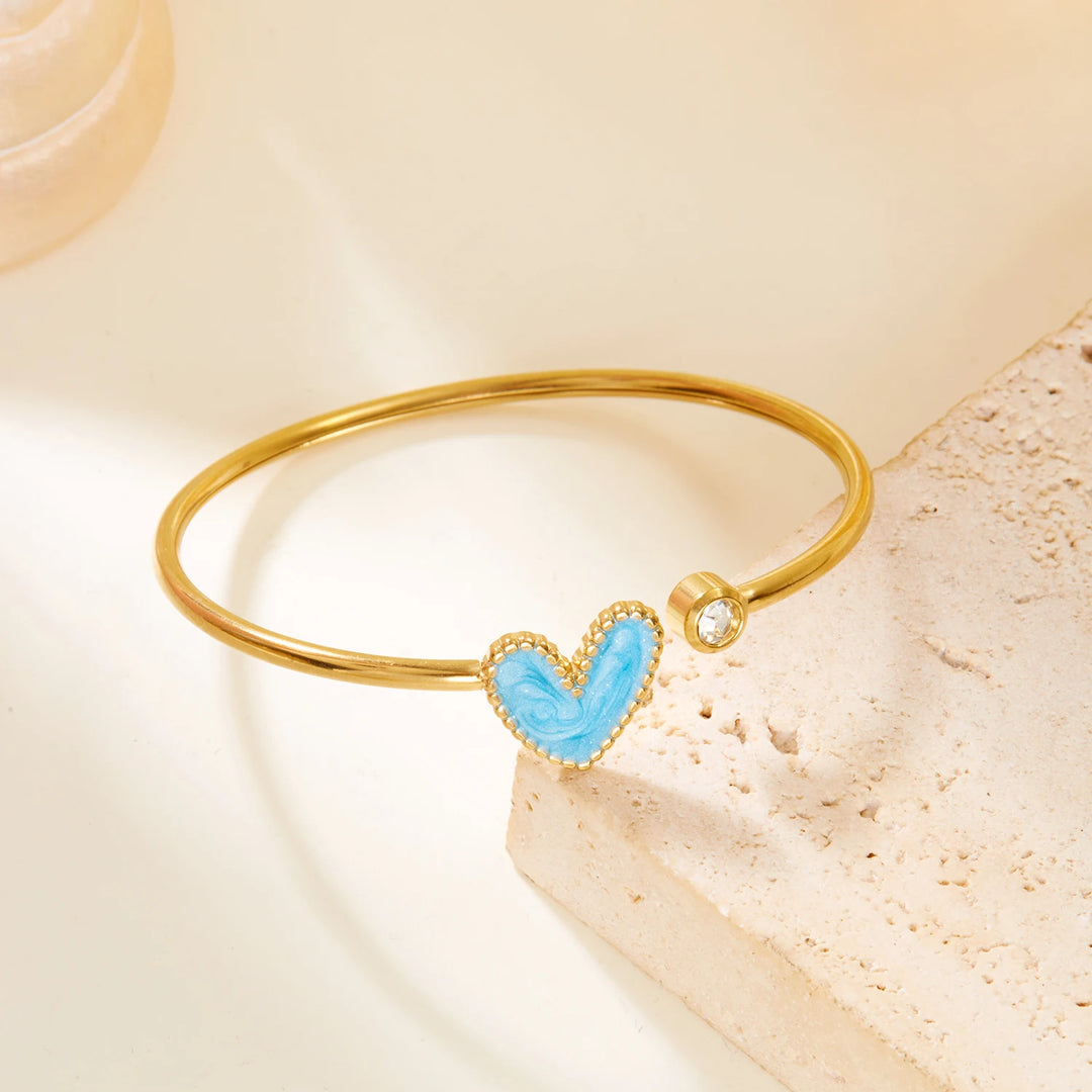 Dorian Prism Heart Bracelet