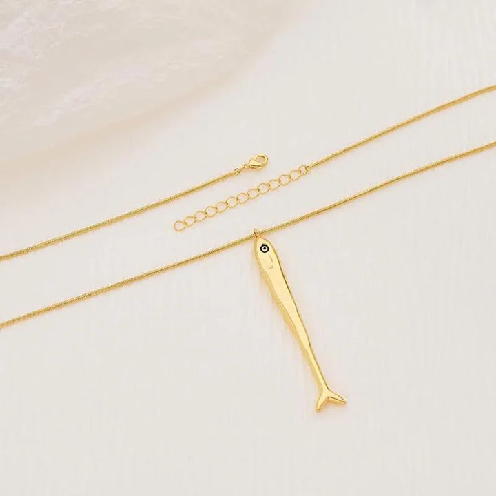 Tidal Grace Steel Necklace