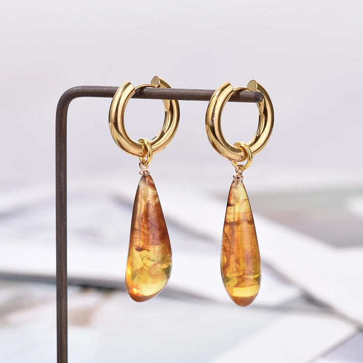 Still Aura Waterproof Drop Earrings