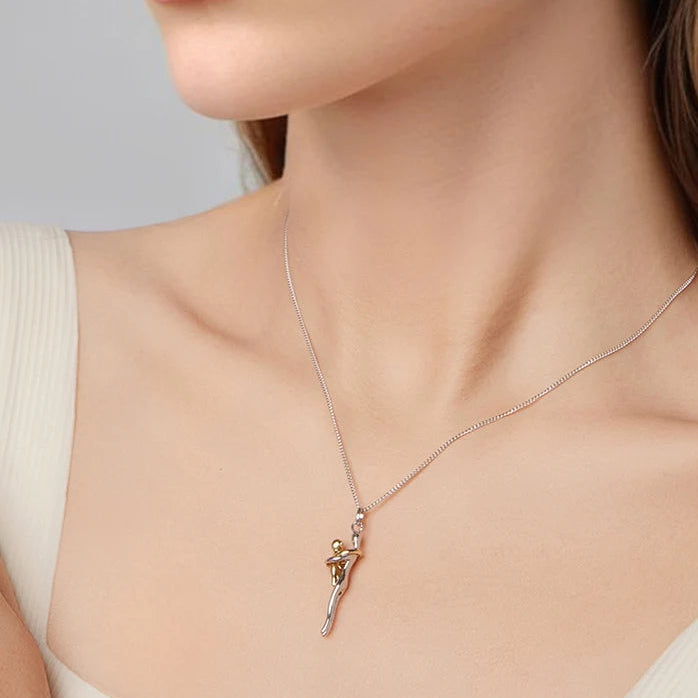 Bound By Purity Silver Necklace