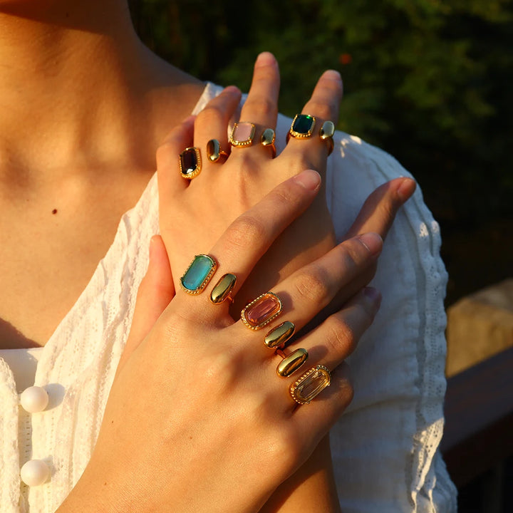 Étheria 18K Gold Plated Ring