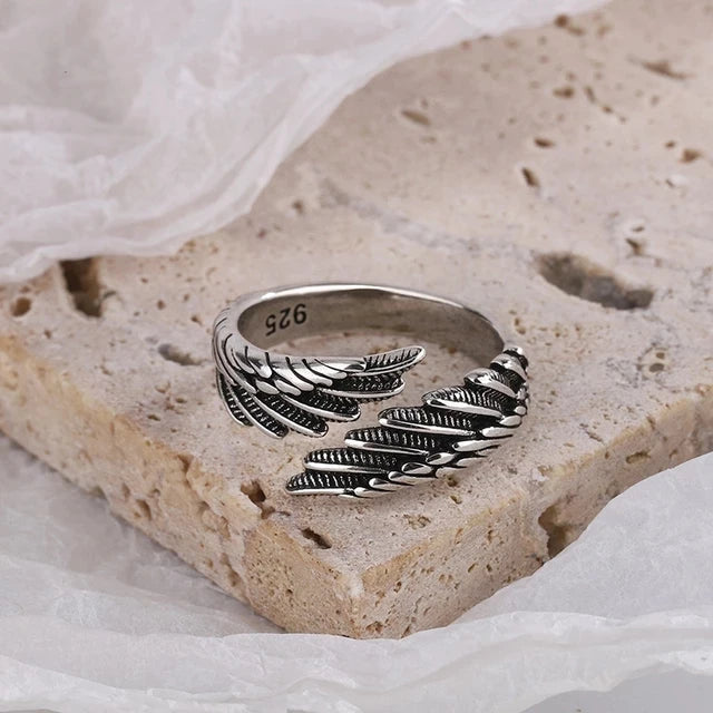Fallen Angel Sterling Silver Ring