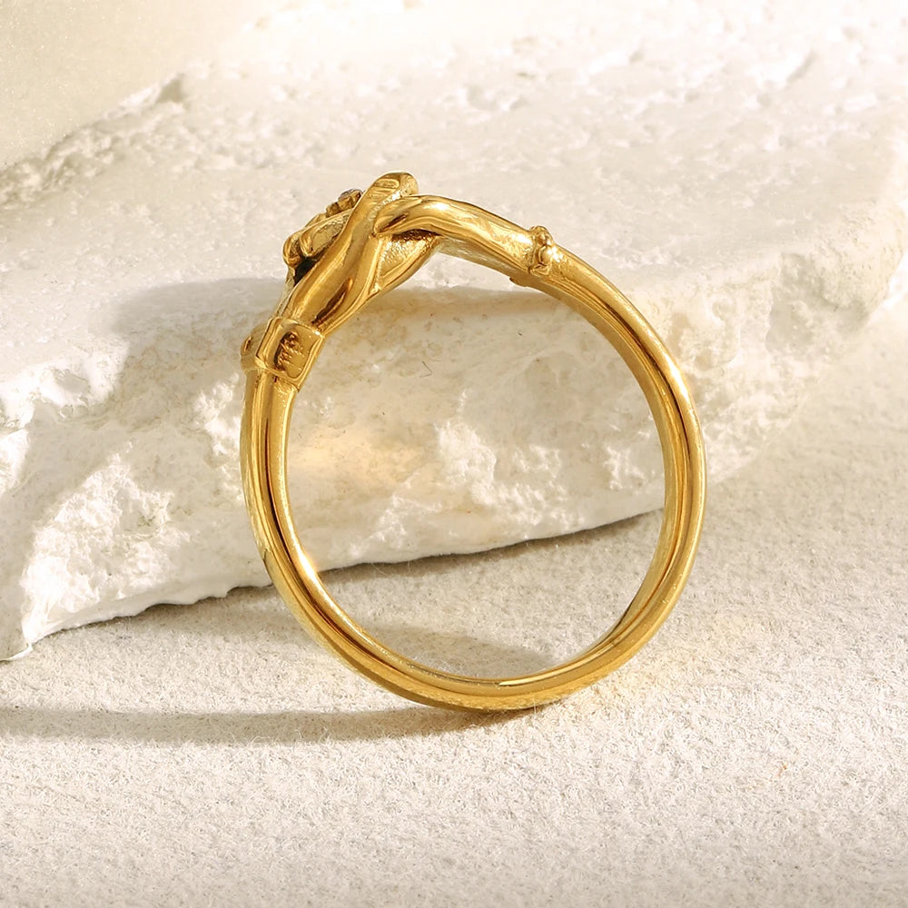Golden Devotion Waterproof Promise Ring