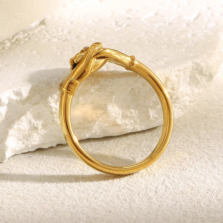 Golden Devotion Waterproof Promise Ring