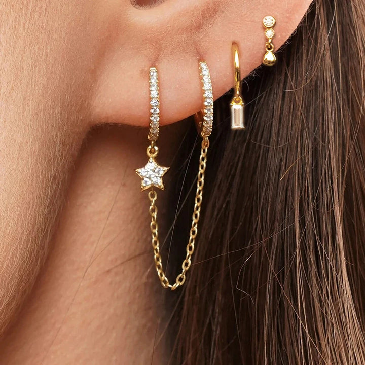 Astaria Vintage Steel Earrings