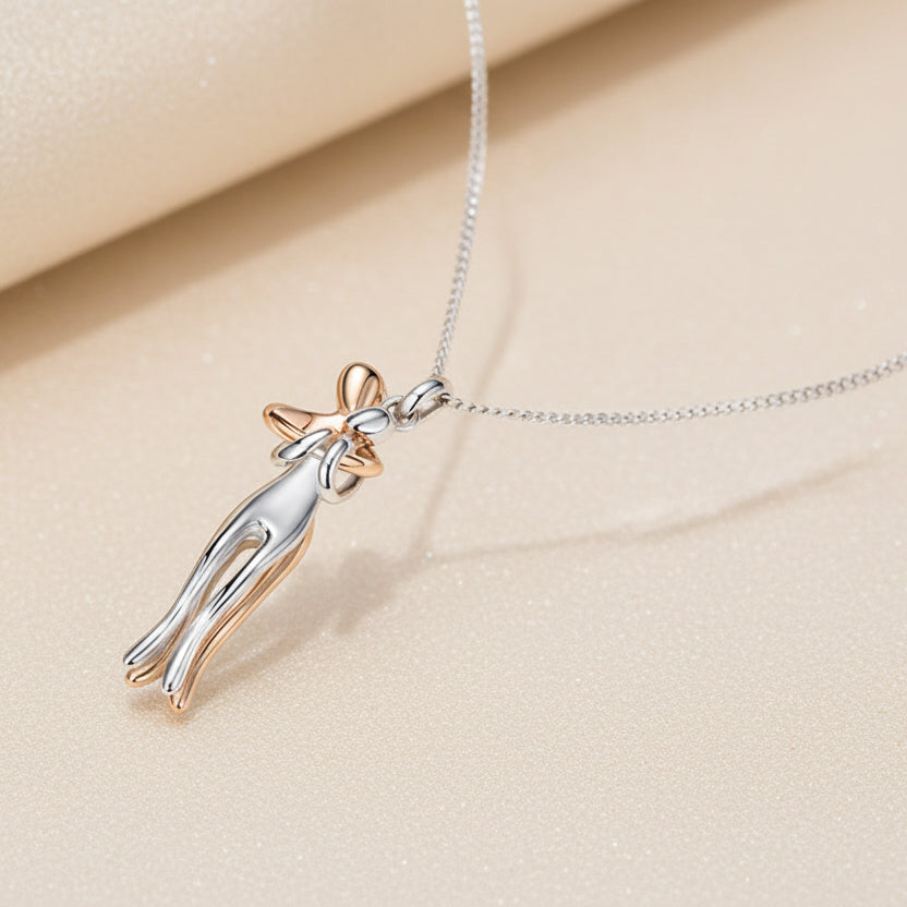 Bound By Purity Silver Necklace