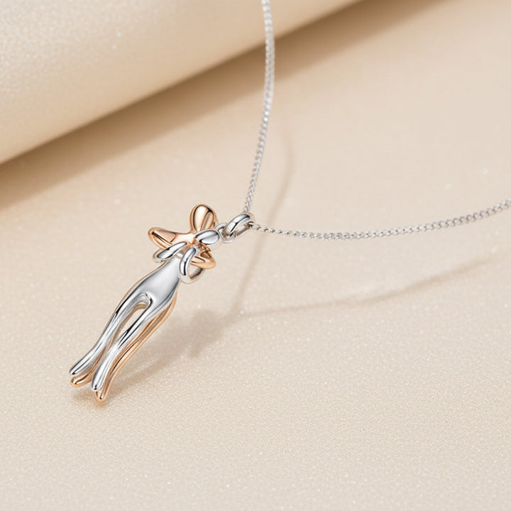 Bound By Purity Silver Necklace