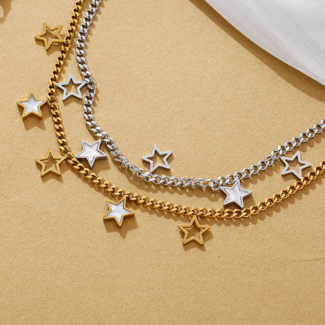 Astrid Stars Waterproof Anklet