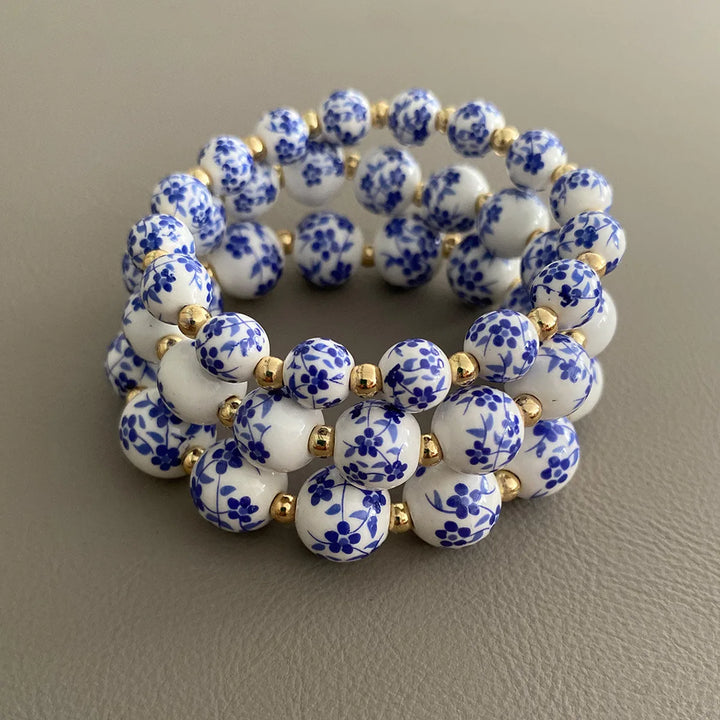 Marvain Porcelain Bead Bracelet