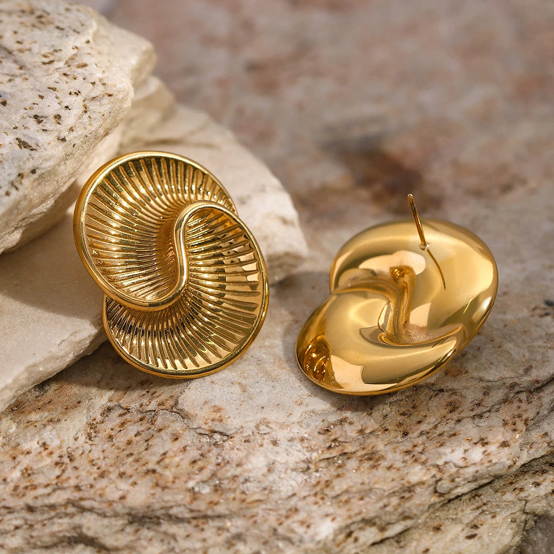 Hélixia Gold-Plated Studs