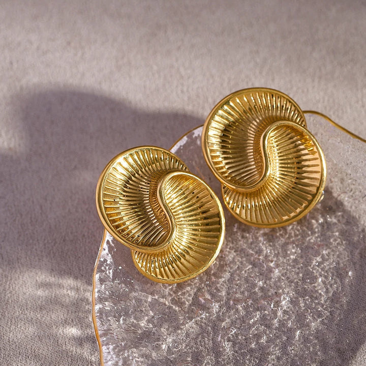 Hélixia Gold-Plated Studs
