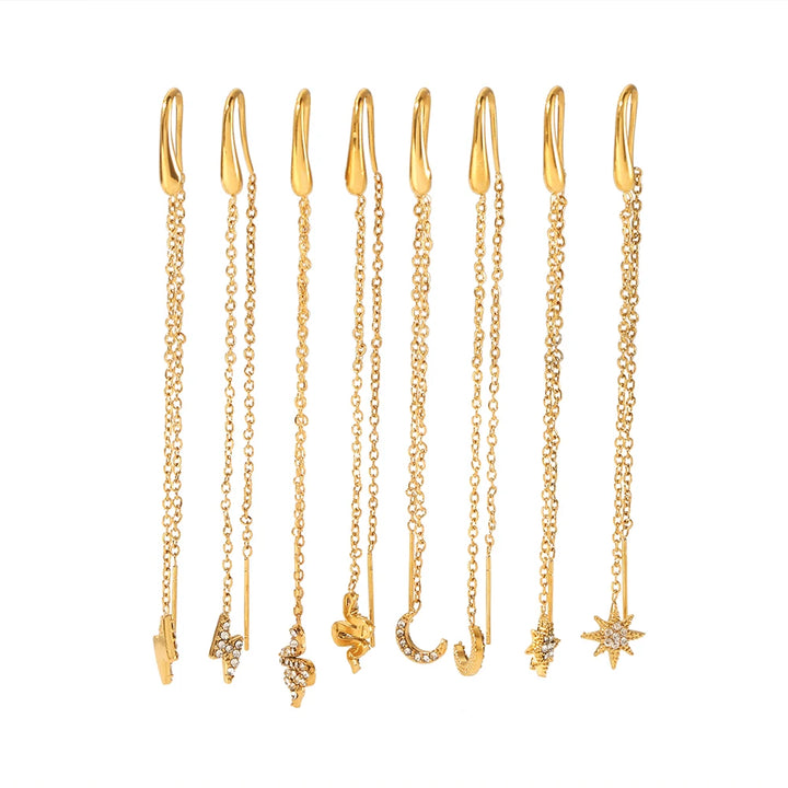 Persia Line 18k Gold Plated Earrings