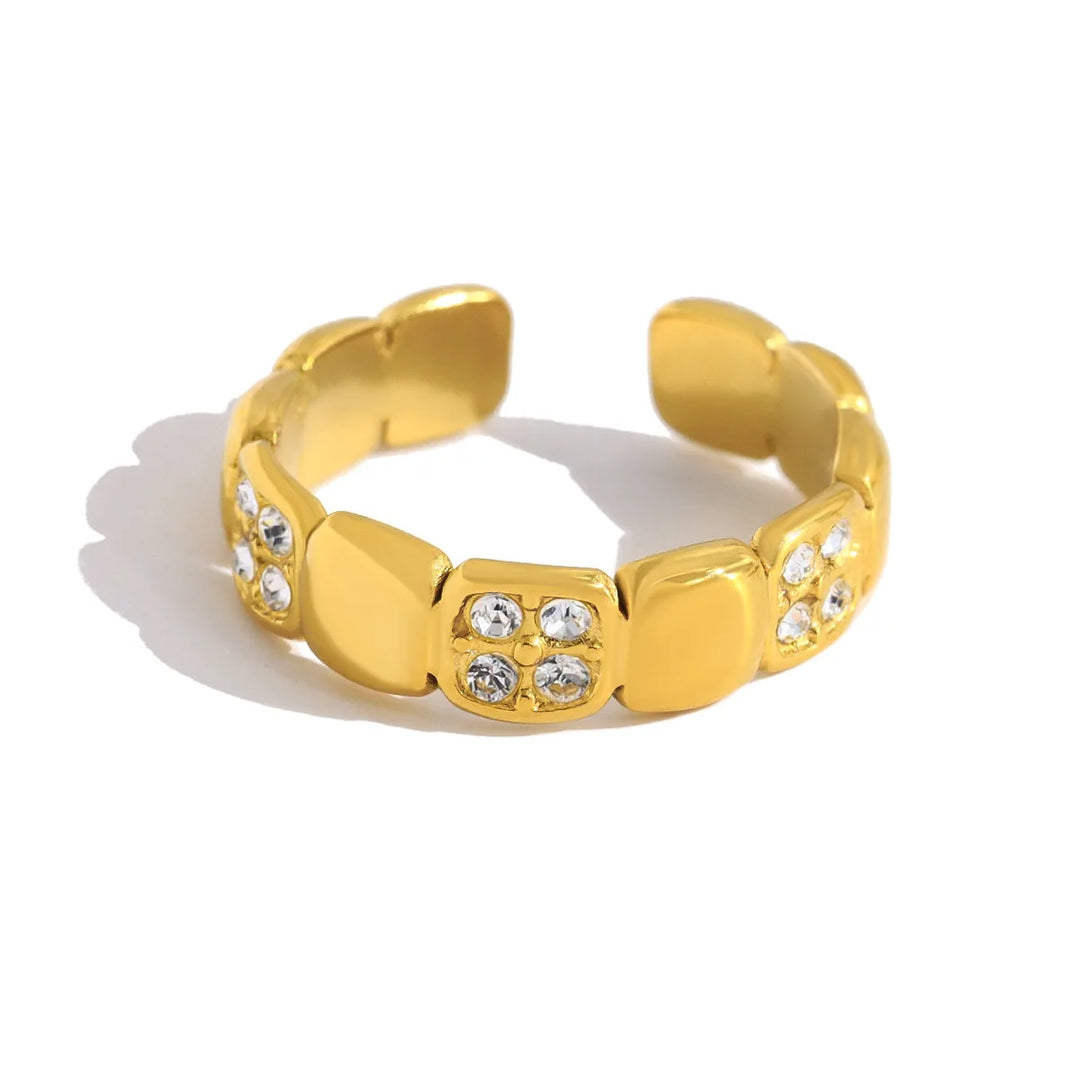 Aureline 18K Gold-Plated Waterproof Ring