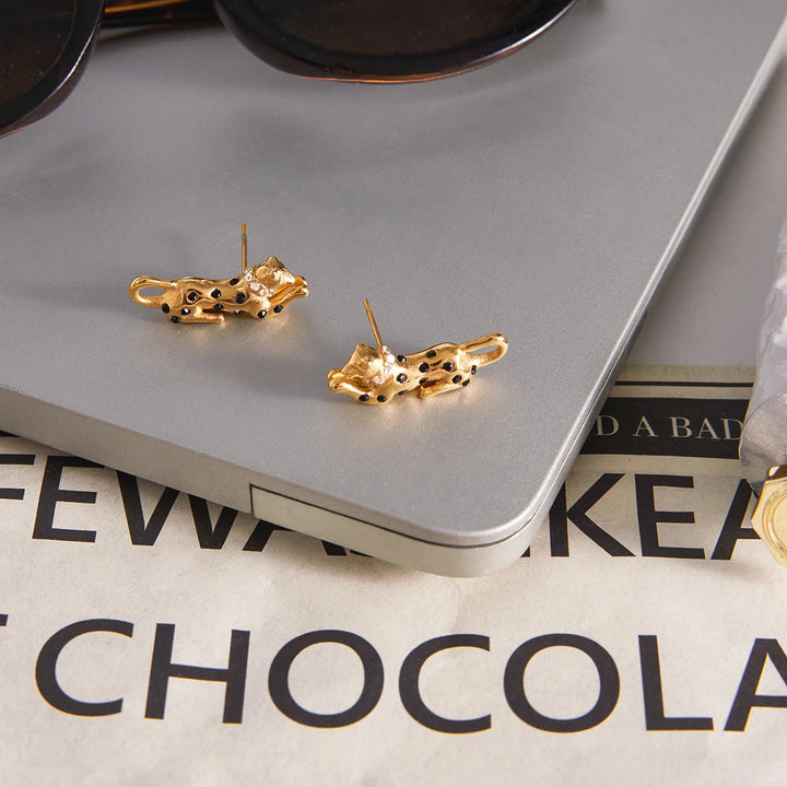 Softly Wild Gold-Plated Earrings