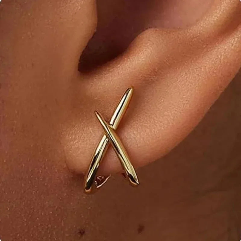 Intersect Stud Earrings