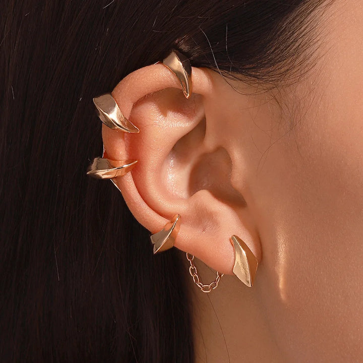 Caligo Chain Cuff Earrings