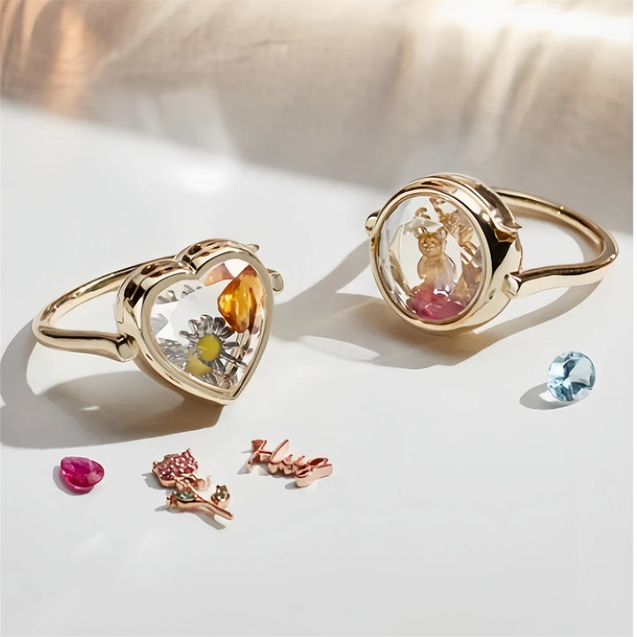 Keepsake DIY Charm Ring Set