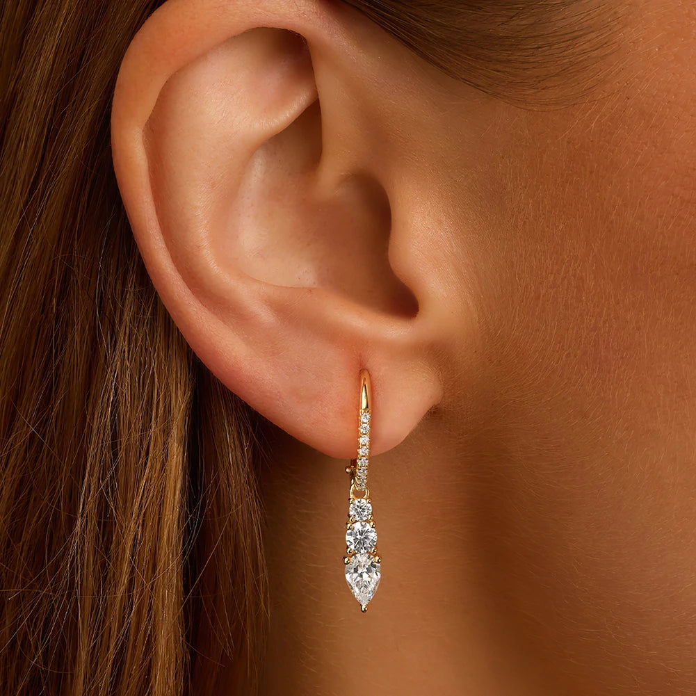 Venemous Gold-Plated Silver Earrings