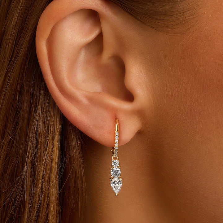 Venemous Gold-Plated Silver Earrings