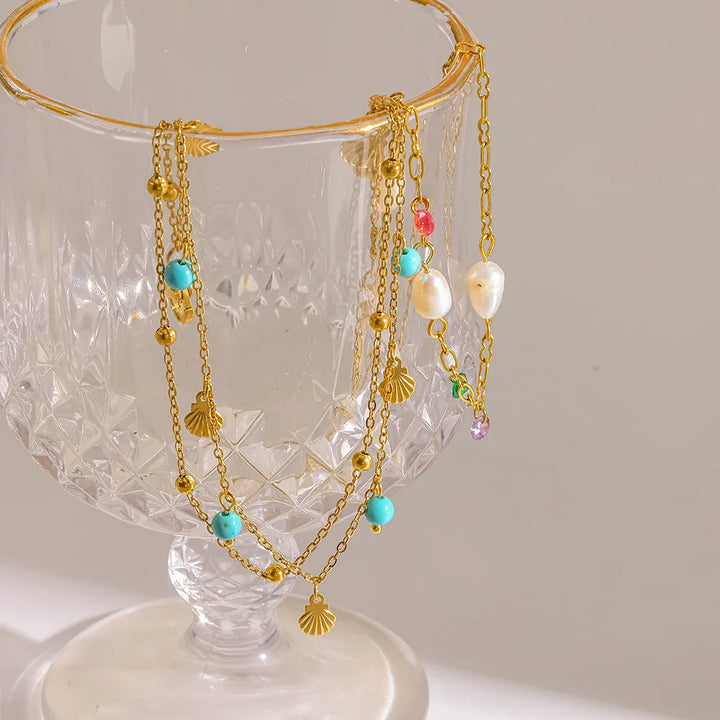 Clymonétta Pearl Anklet