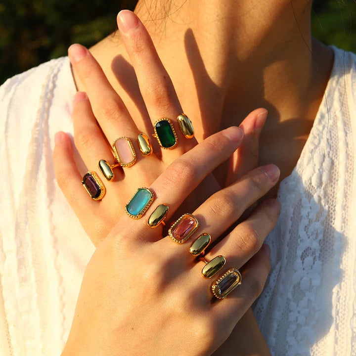 Étheria 18K Gold Plated Ring